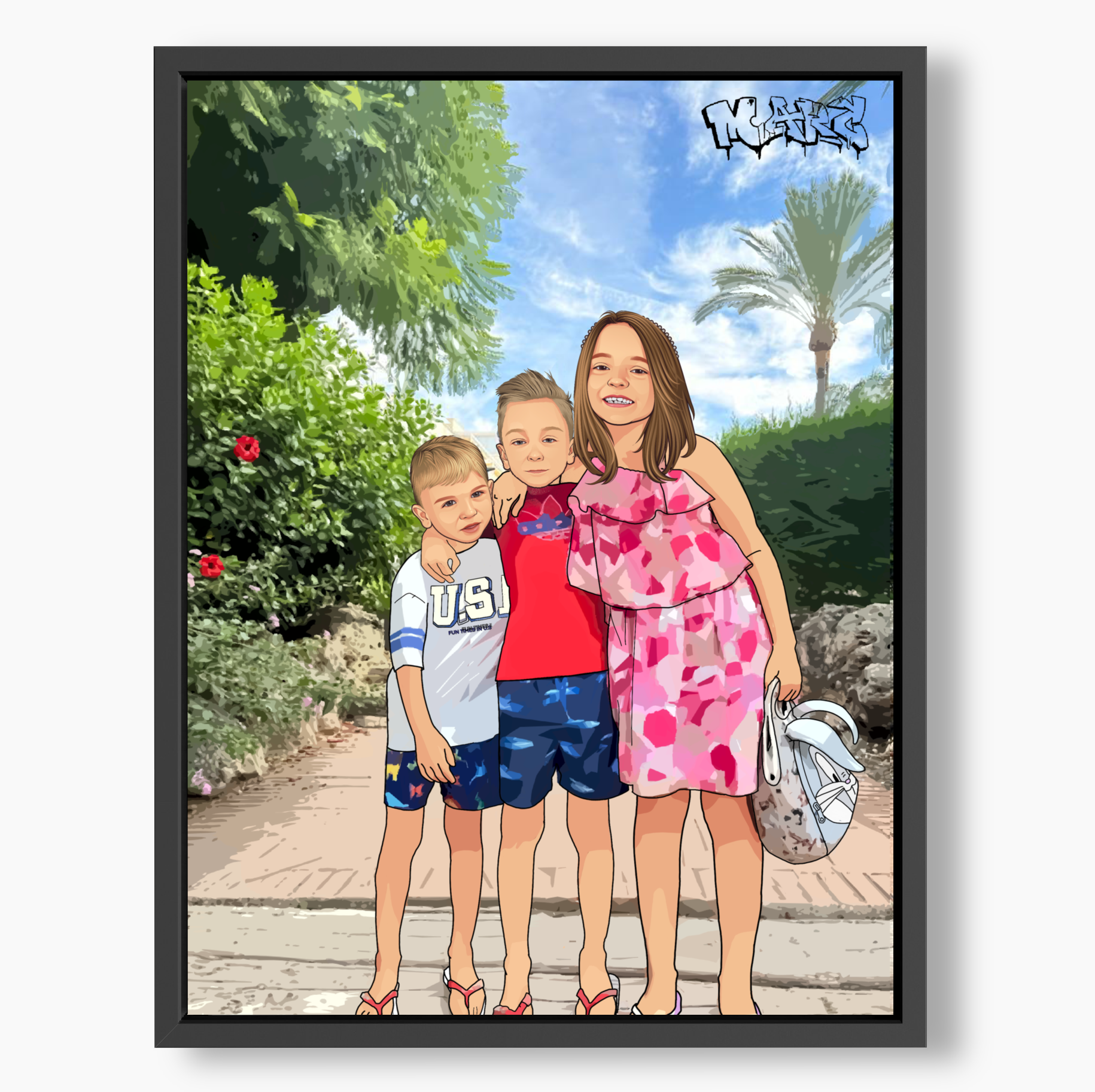 Custom Cartoon Illustration